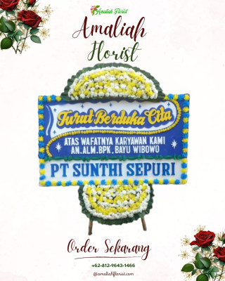 Papan Bunga Duka di Biga