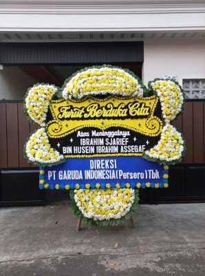 Papan Bunga Duka di Biga