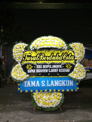 Papan Bunga Duka di Biga