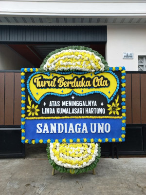 Papan Bunga Duka di Biga